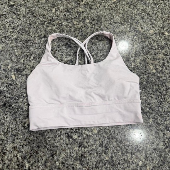 lululemon athletica Other - Lululemon Energy Longline Bra *Medium Support, B–D Cups Light pink